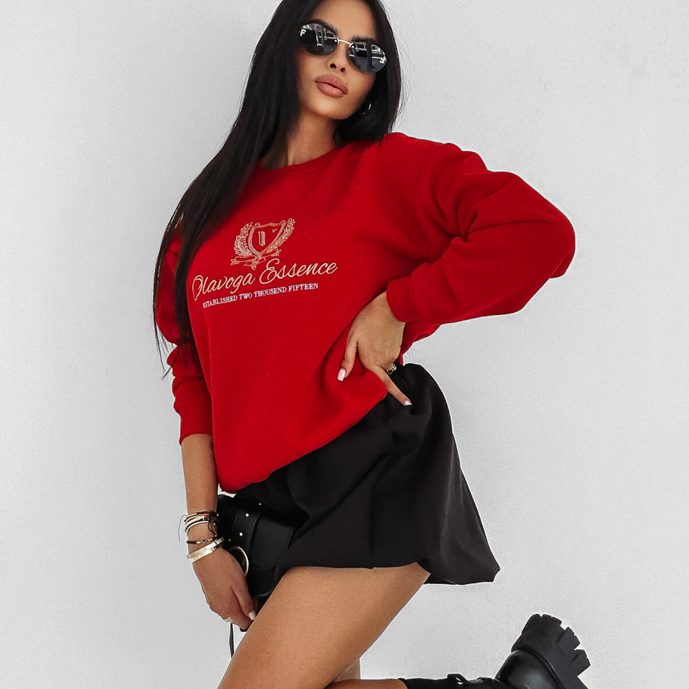 
                      
                        FALL ESSENCE women's sweatshirt red
                      
                    
