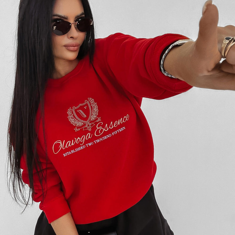 FALL ESSENCE women's sweatshirt red