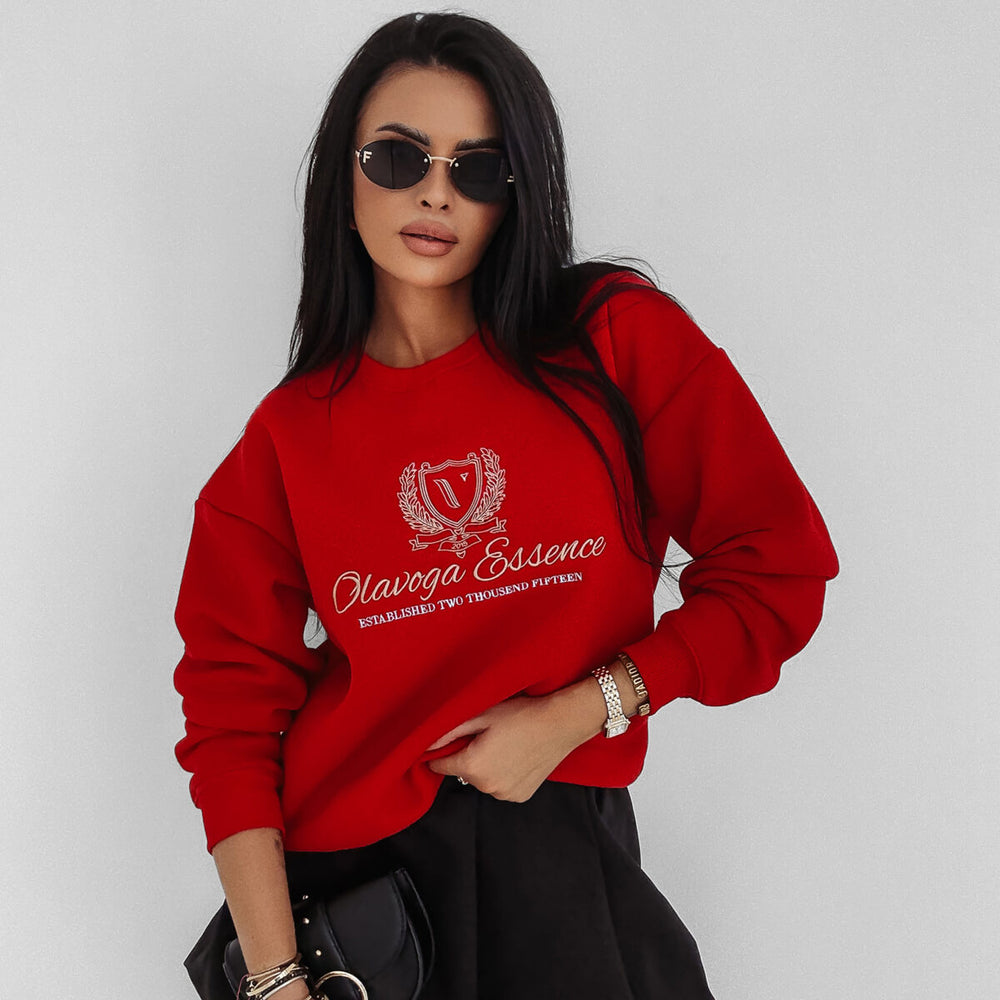 FALL ESSENCE women's sweatshirt red