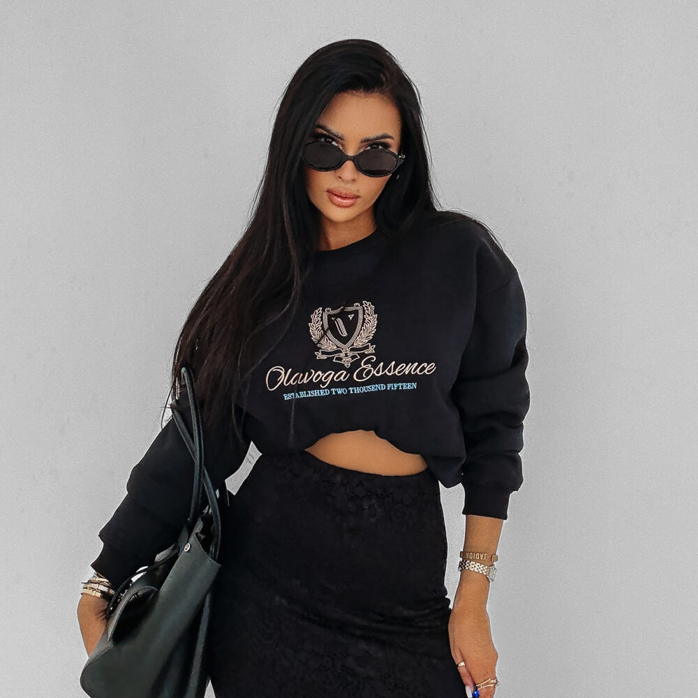 
                      
                        FALL ESSENCE women's sweatshirt black
                      
                    