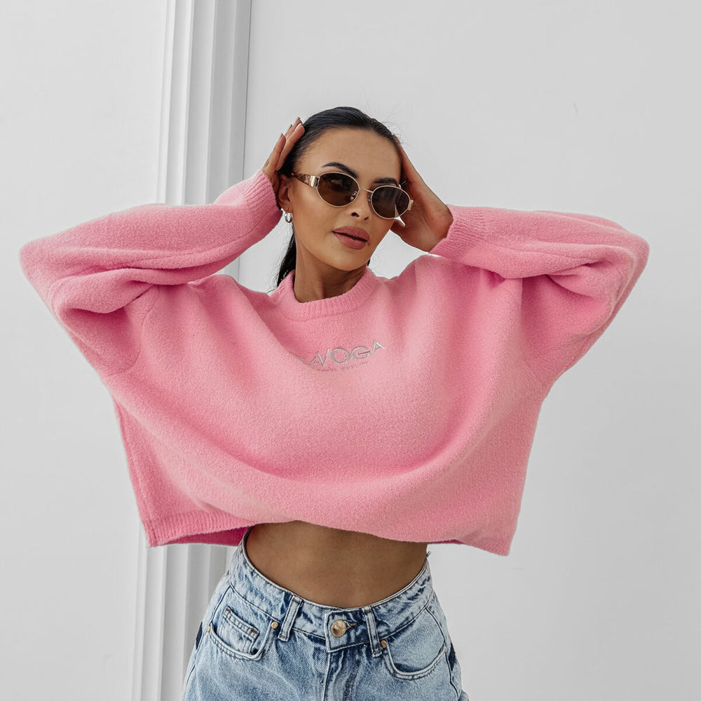 
                      
                        DELIA women's sweater pink
                      
                    