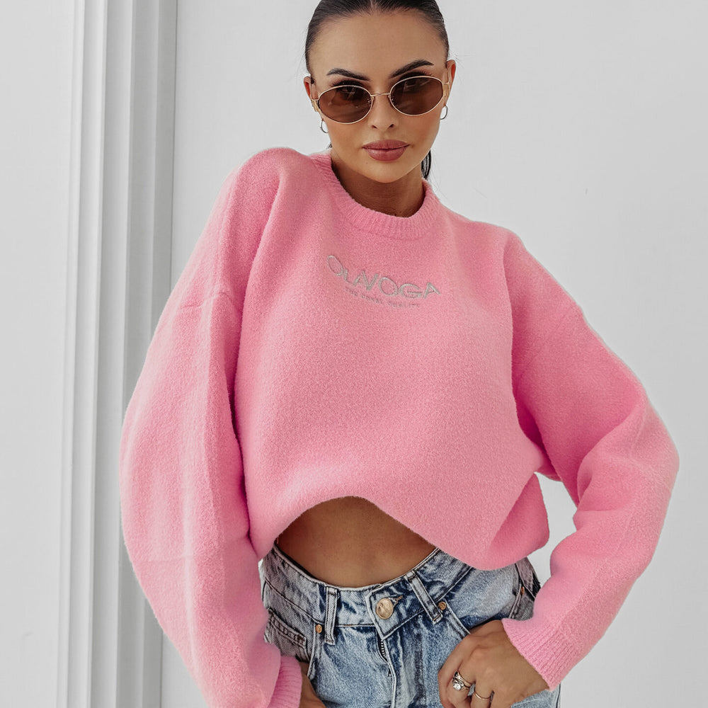 DELIA women's sweater pink