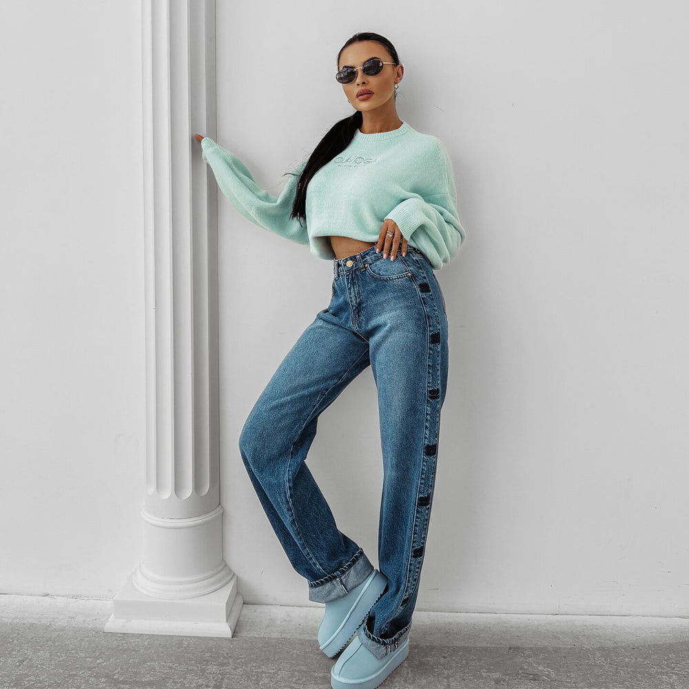 DELIA women's sweater mint