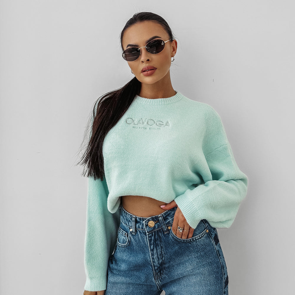 DELIA women's sweater mint