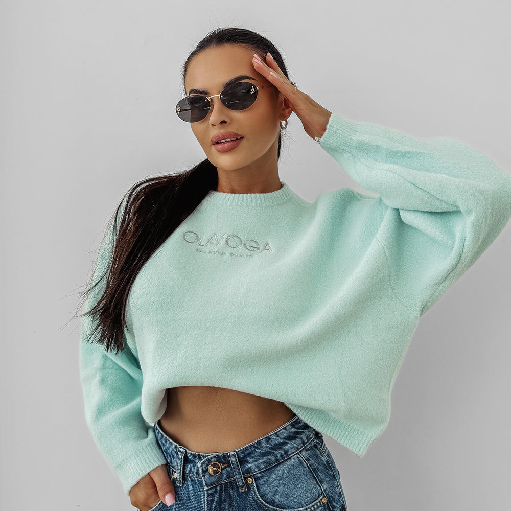 
                      
                        DELIA women's sweater mint
                      
                    