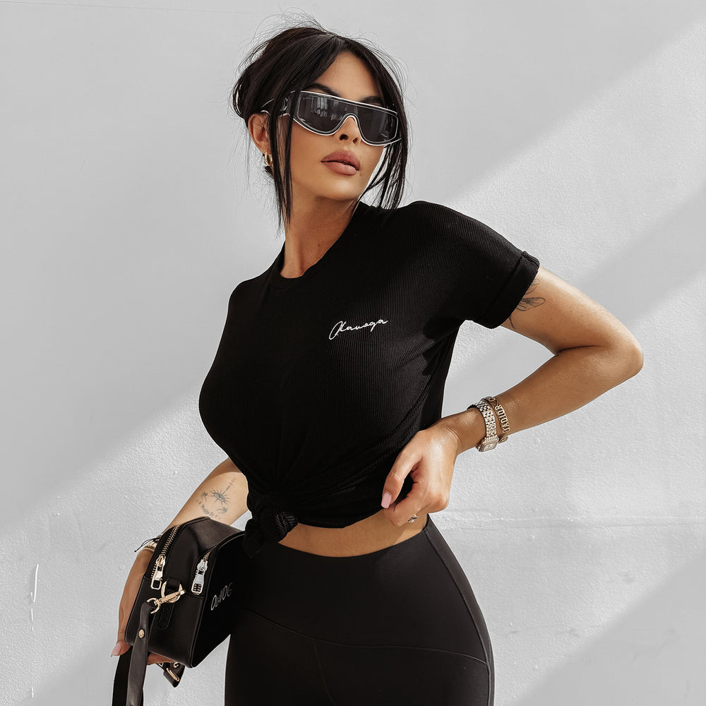 FIOERY women's T-shirt black