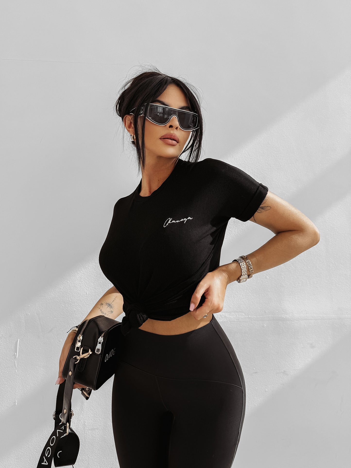 FIOERY women's T-shirt black