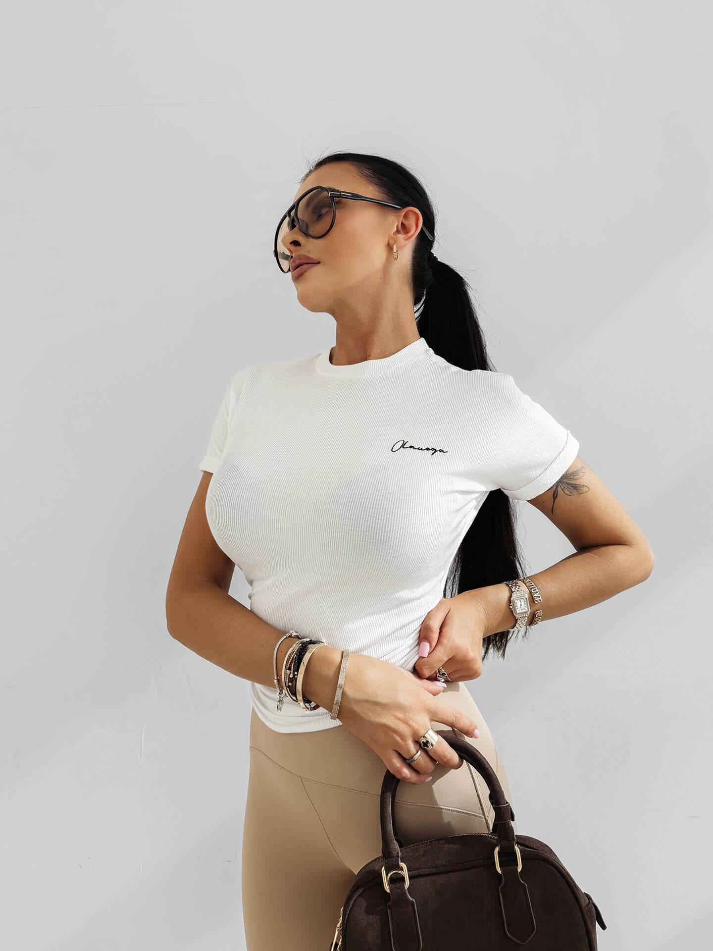 FIOERY women's T-shirt ecru