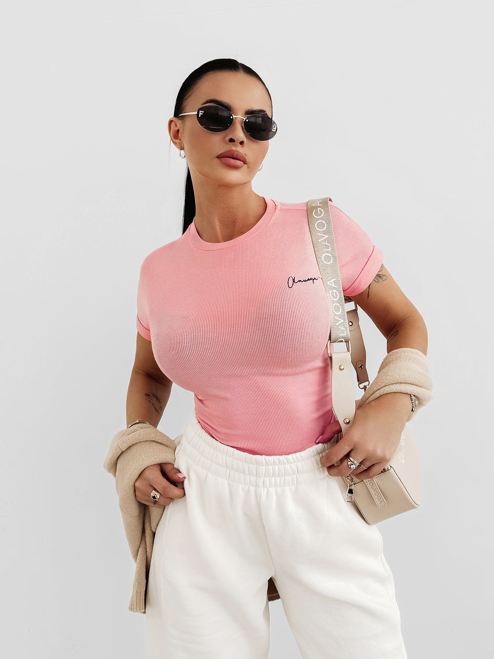FIOERY women's coral T-shirt