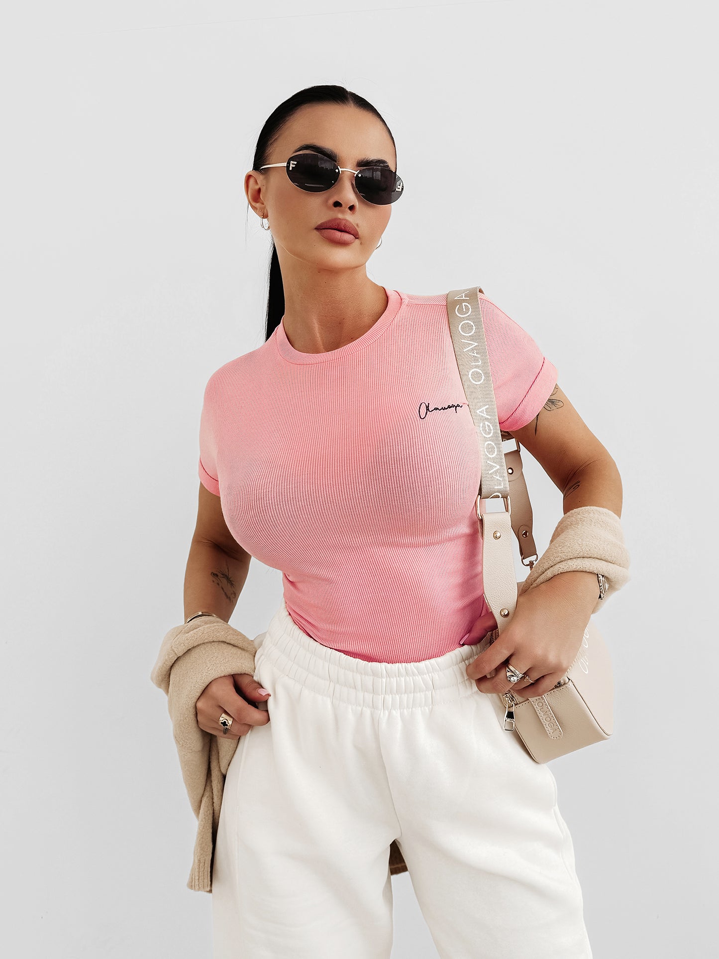 FIOERY women's coral T-shirt