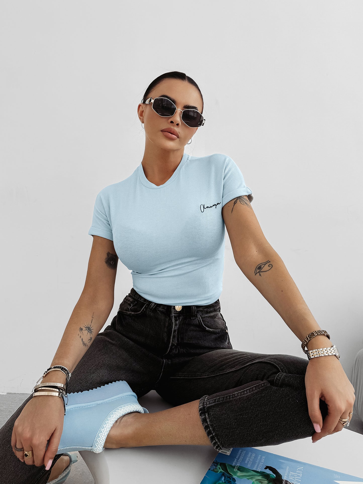 FIOERY women's T-shirt, blue