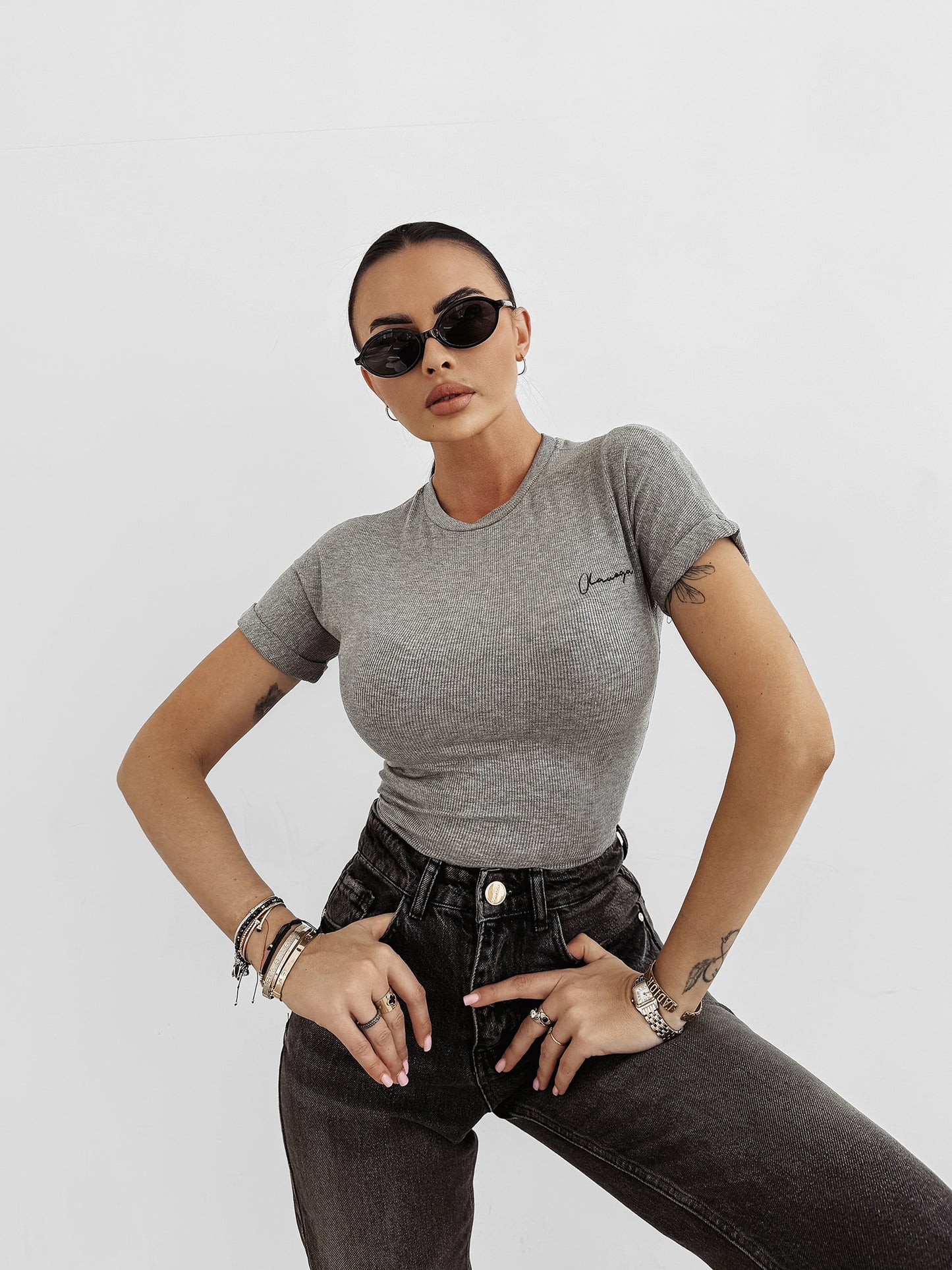 FIOERY women's T-shirt, gray