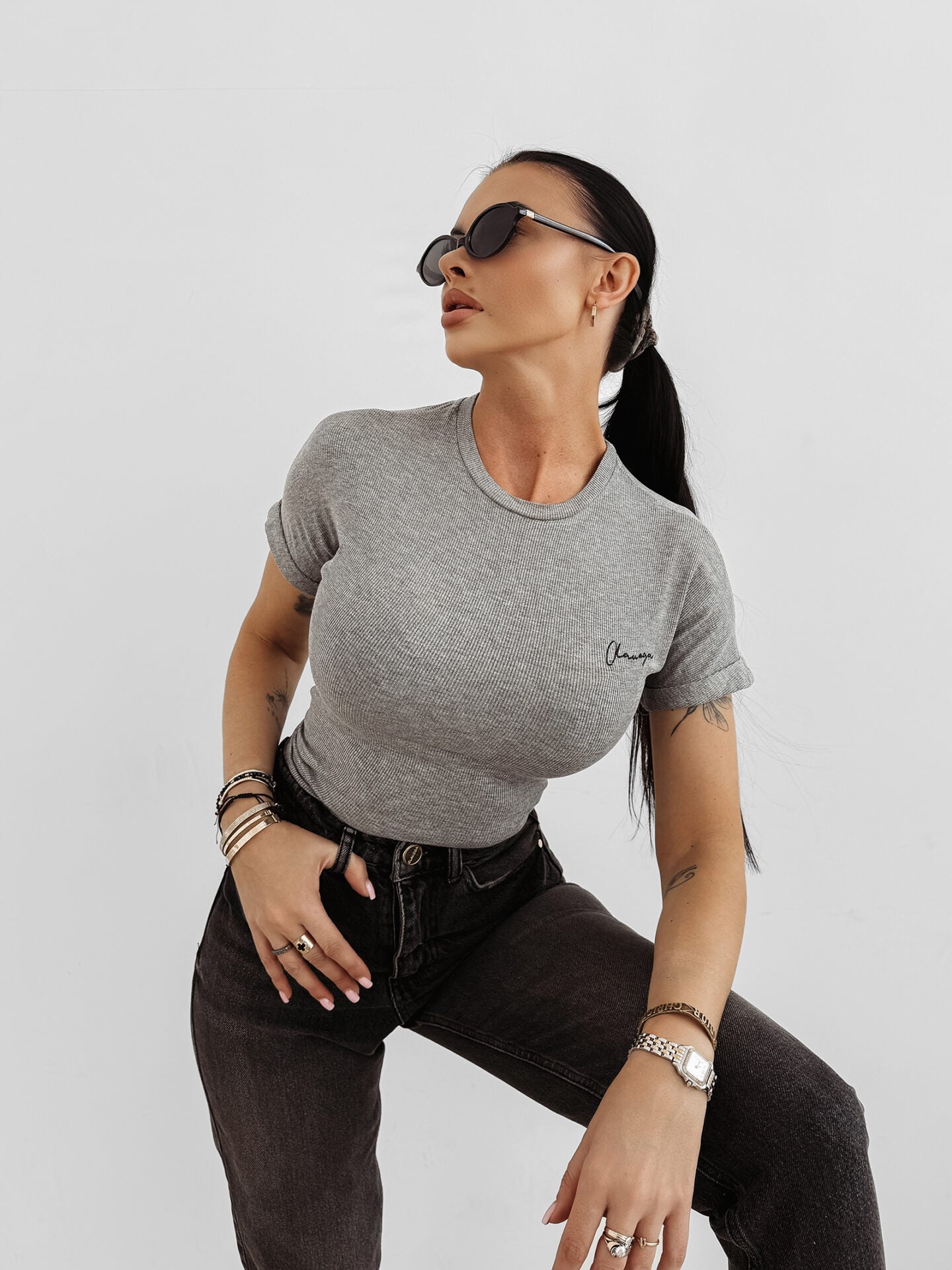 FIOERY women's T-shirt, gray